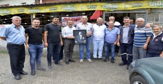 Başkan Ataçtan Dolmuşçu Esnafına Ziyaret