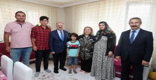 Şehit Kurbanoğlunun Ailesi Ziyaret Edildi