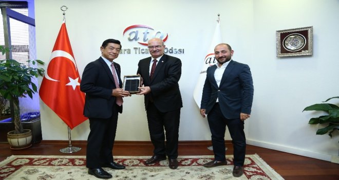 Japonya Ankara Büyükelçisi Akio Miyajimadan Barana Ziyaret