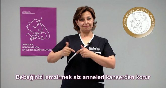 Anne Sütüne Önemini İşaret Diliyle Anlattılar