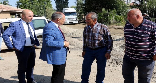 Yahyalıda Yerköy Mahallesi Yol Yapım Çalışması Başladı