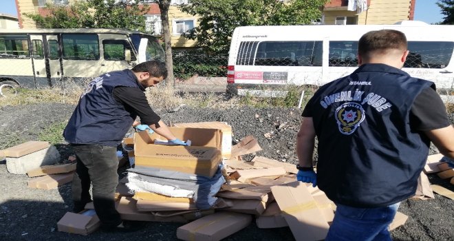 Avcılarda Bir Tıra Sahte Parfüm Operasyonu
