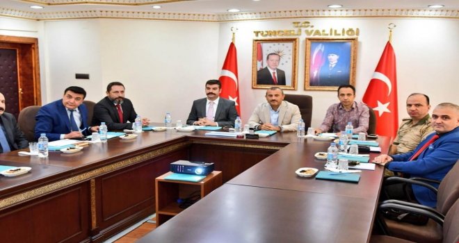 Tuncelide Spor Güvenliği Ve Üniversite Güvenlik Toplantıları