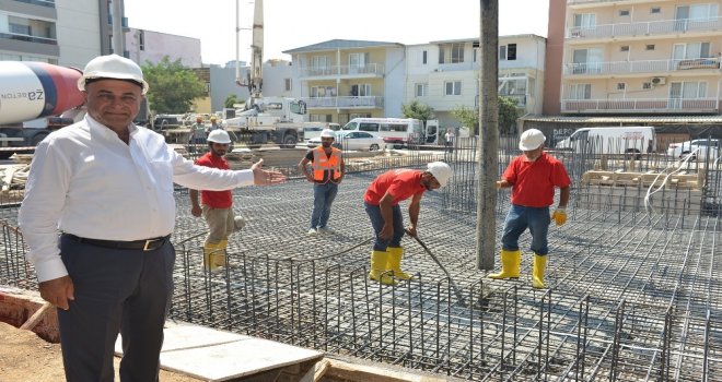 Çiğlide Uğur Mumcu Semt Merkezinin Temeli Atıldı