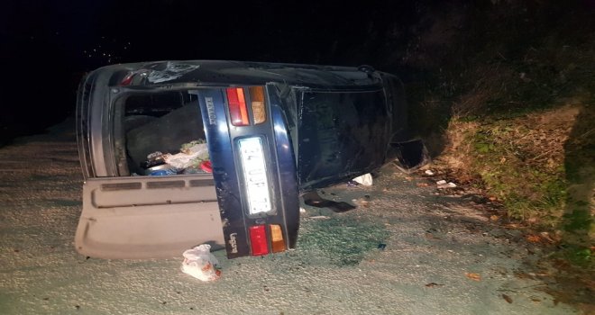 Gümüşhanede Yayladan Dönen Otomobil Takla Attı: 7 Yaralı