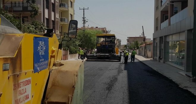 Sökede Sıcak Asfalt Çalışmaları Sürüyor