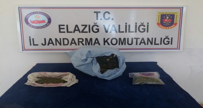 Elazığda 2 Kilo 760 Gram Kilo Esrar Ele Geçirildi