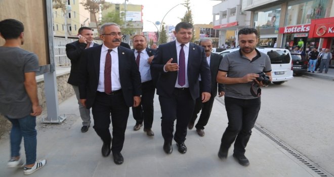 Chp Milletvekili Cavit Arı Ve Baha Ünlü Silopide