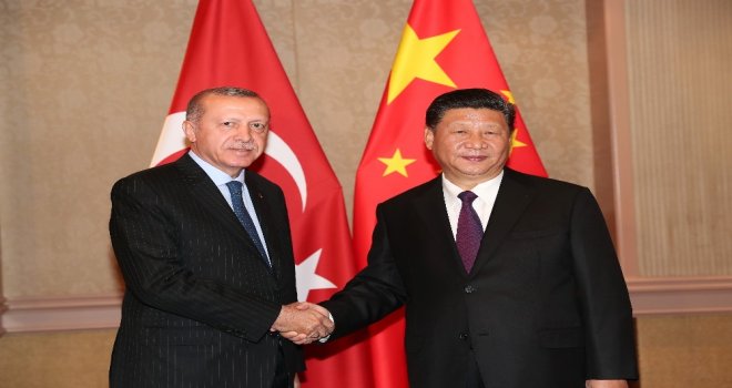 Cumhurbaşkanı Erdoğan, Çin Devlet Başkanı Şi İle Görüştü