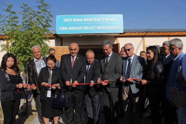 Kırgızistanda “Millet Kıraathanesi” Açıldı