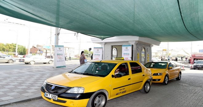 Malatyada Modern Taksi Durakları Yapılıyor