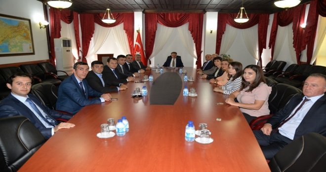 Boluya Gelen Fao Azerbaycan Şubesi Çalışanları Vali Baruşu Ziyaret Etti
