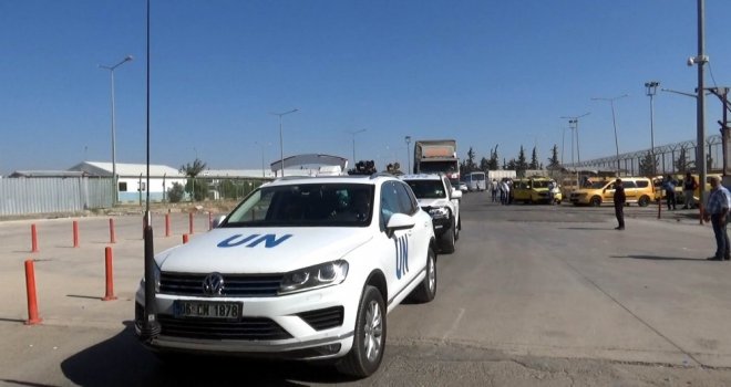 Bm Yardım Konvoyu Suriyeye Geçiş Yaptı