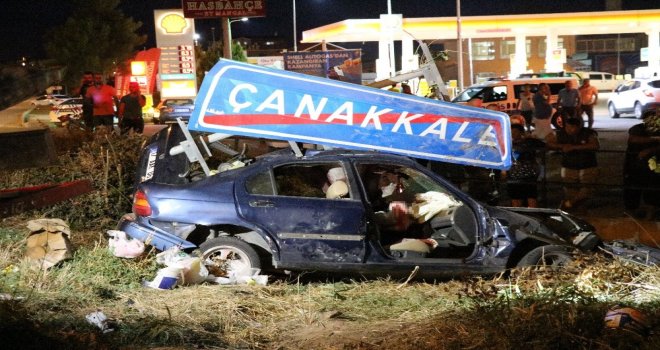 Çanakkalede Feci Kaza: 1 Ölü
