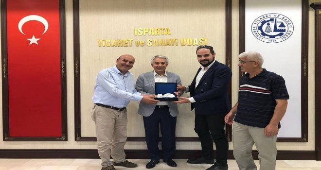İha - Türkiye Gazetesinden Eğirdir Belediyesi Ve Itso Ziyareti