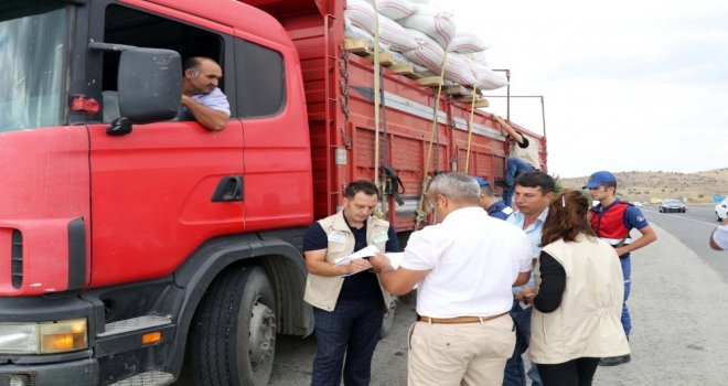 Yozgatta Kurbanlık Hayvan Taşıyan Kamyonlara Sıkı Denetim