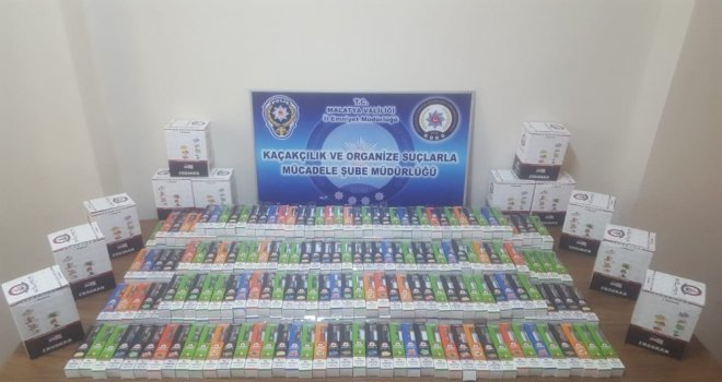 Malatyada Kaçak Sigara Operasyonu: 2 Gözaltı