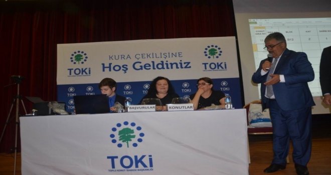 Ereğlide Toki Kuraları Çekildi