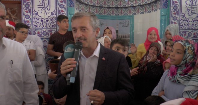 Tahmazoğlu, Kuranı Kerim Kursu Öğrencilerinin Mezuniyetine Katıldı