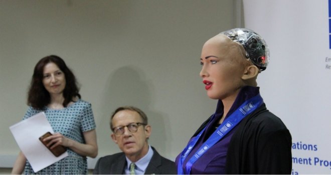 Robot Sofia, Gürcistanda