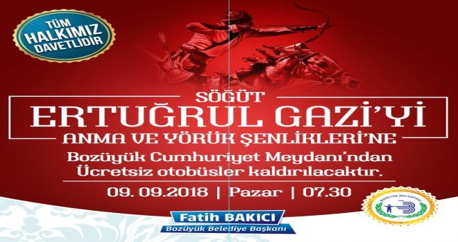 Bozüyük Belediyesinden Söğüt Şenliklerine Ücretsiz Otobüs