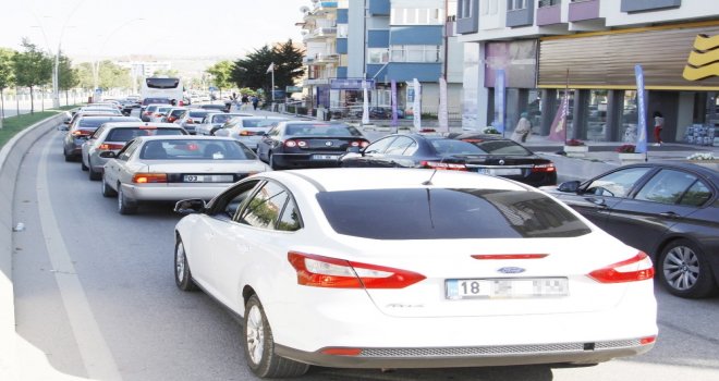 Çankırıda Araç Sayısı 52 Bin Oldu