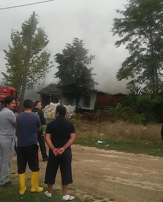 İnegölde Korkutan Yangın