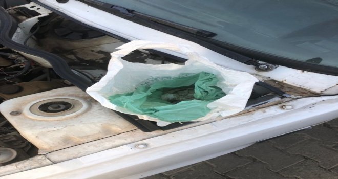 Kaputa Gizlenen 2 Kilo Esrar Ele Geçirildi