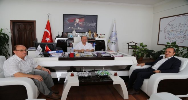Müftü Aksudan Başkan Özakcana Ziyaret