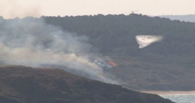 Beykozda Askeriye Ait Alanda Orman Yangını Çıktı