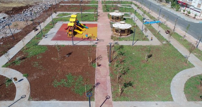 Kayapınarda Park Çalışmaları Sürüyor