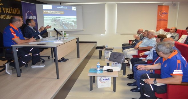 Afadtan Tren Kazasına İlişkin Değerlendirme Toplantısı