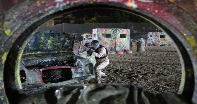 Van Gölü Manzaralı Paintball Rüzgarı