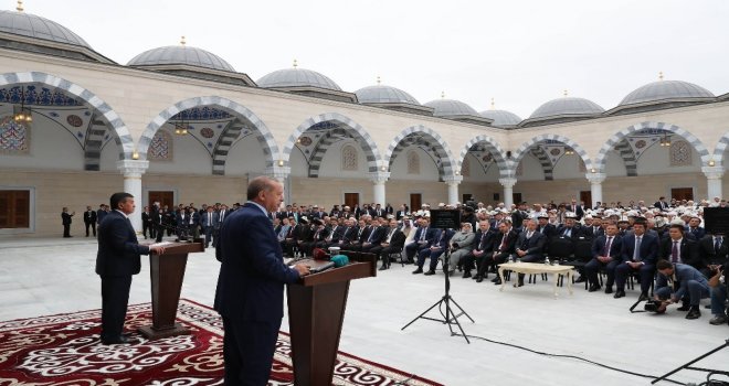 Cumhurbaşkanı Erdoğan, İmam Serahsi Camiinin Açılışını Yaptı