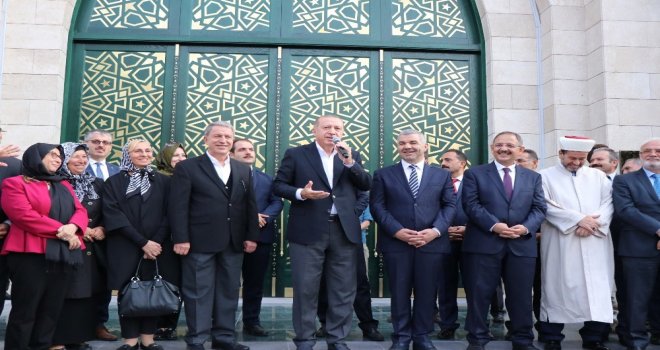 Cumhurbaşkanı Erdoğan Orgeneral Hulusi Akar Camiini Açtı