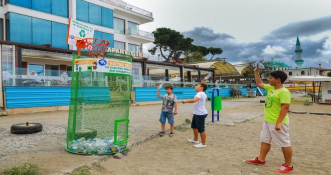 ‘Çöpe Atma Basket At Projesi Büyük İlgi Görüyor