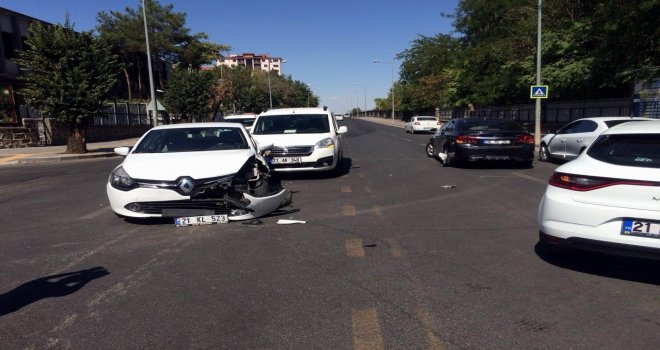 Diyarbakırda Zincirleme Trafik Kazası
