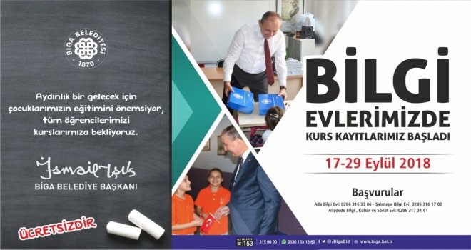 Bigada Kurs Kayıtları Başladı