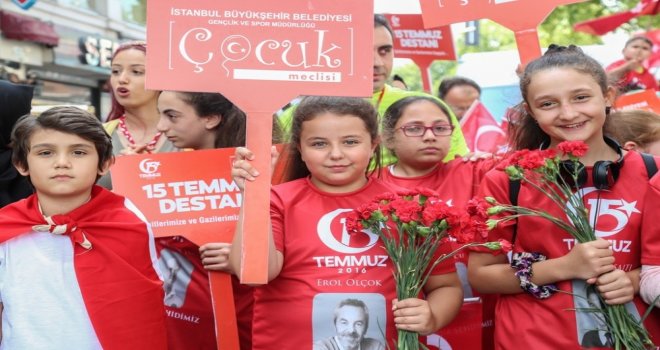 İbb Çocuk Meclisi 15 Temmuz İçin Yürüyecek