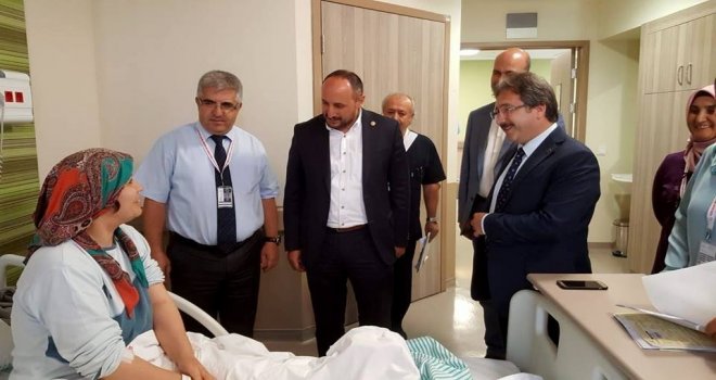 Karayelden İl Sağlık Müdürlüğüne Ziyaret