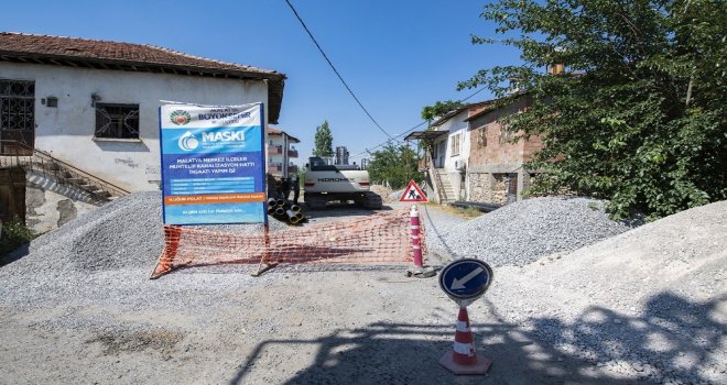 Maskiden 7 Mahallede 3Bin 950 Metrelik Kanalizasyon Hattı