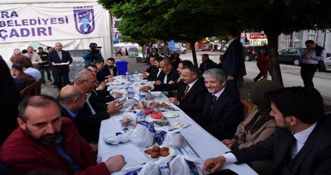 Başkan Tuna Polatlıda İftar Yaptı