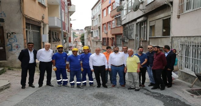 Eyüpsultandaki Kırkmerdiven Caddesinde Çalışmalarda Sona Gelindi