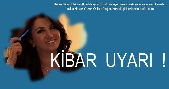 Lodos Haber Yazarı Kibarca Uyardı : '' E hani mevzu basın etiğiydi?''