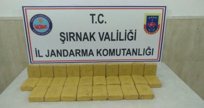 Şırnakta 14 Kilo 400 Gram Eroin Maddesi Ele Geçirildi