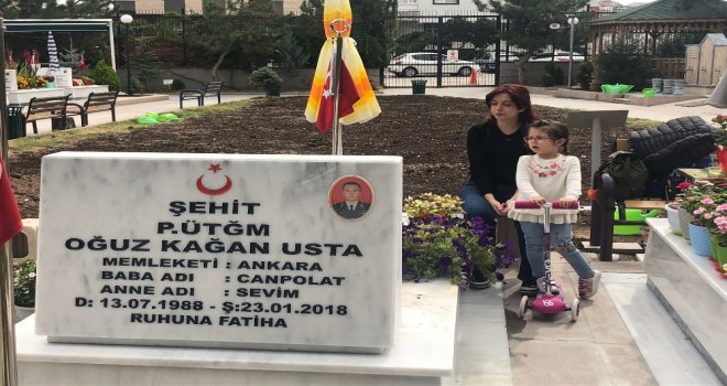 Üsteğmen Ustayı Şehit Eden Teröristler Yakalandı, Ailesi Şehidin Kabrine Koştu
