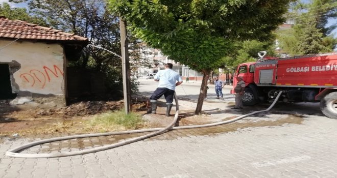 Metruk Evde Çıkan Yangın Büyümeden Söndürüldü