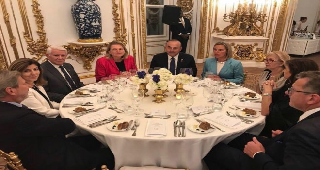 Bakan Çavuşoğlu, Viyanada Resepsiyona Katıldı