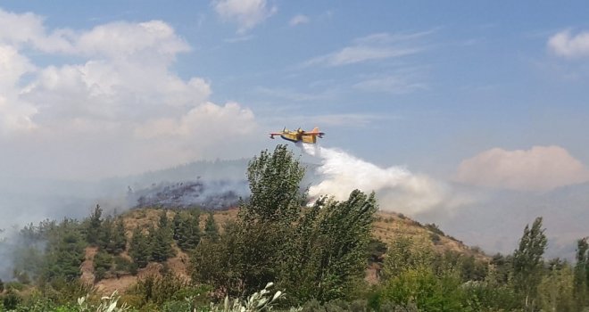 Osmaniyedeki Orman Yangınını Söndürme Çalışmaları Sürüyor