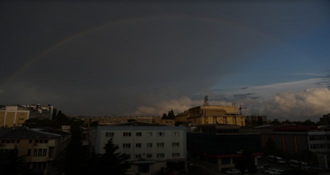 İstanbulda Gökkuşağı Sürprizi